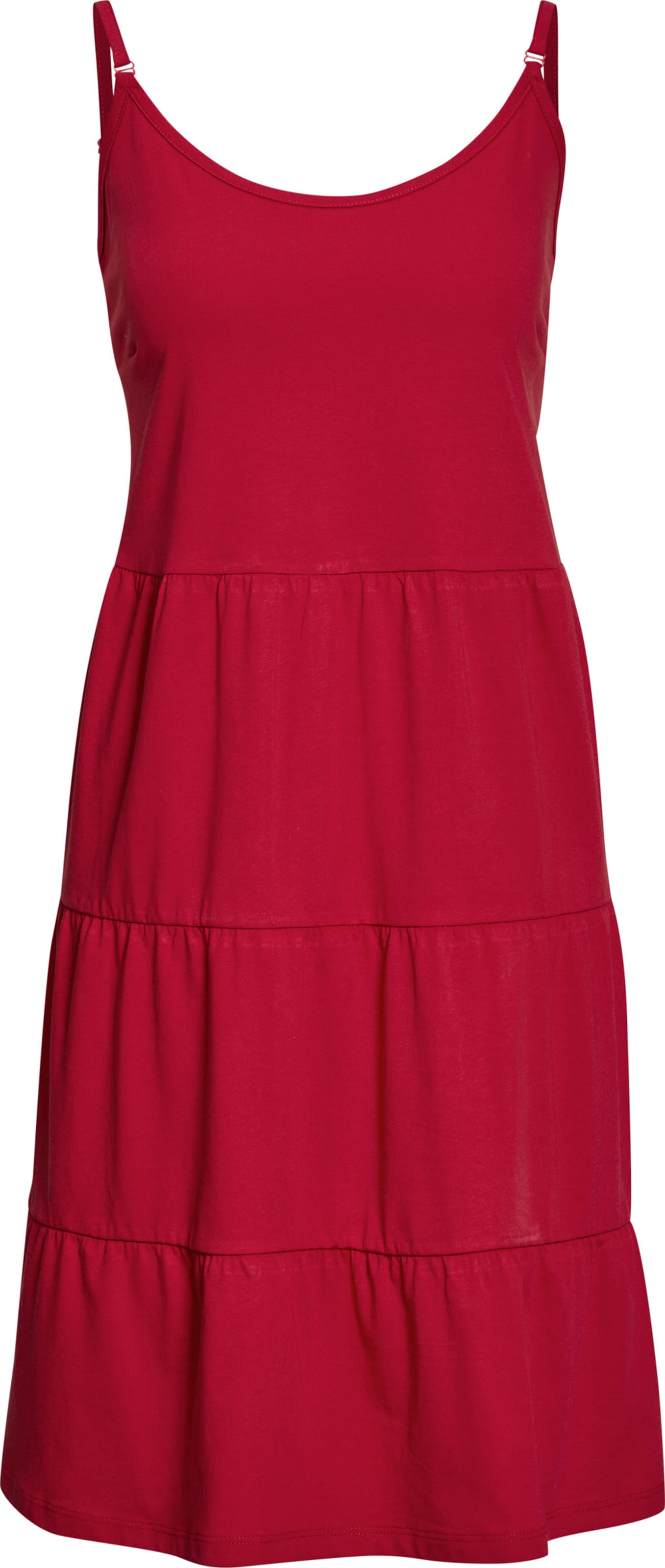 Sieh an! Damen Sommerkleid rot von feel good