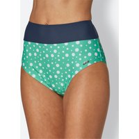 Witt Weiden Damen Bikini-Slip blaugrün-getupft von feel good