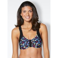 Witt Weiden Damen Bikini-Oberteil schwarz-getupft von feel good