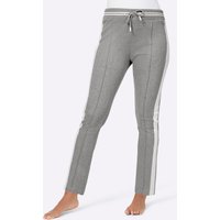 Witt Weiden Damen Hose grau-meliert-ecru von feel good