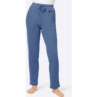 Witt Weiden Damen Hose mittelblau-meliert von feel good