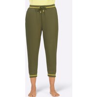 Witt Weiden Damen Hose 3/4-lang oliv von feel good