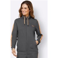 Witt Damen Jacke, graphit-camel von feel good