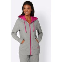 Witt Weiden Damen Jacke grau-pink von feel good