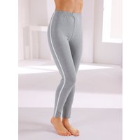 Witt Weiden Damen Leggings grau-meliert-weiß von feel good