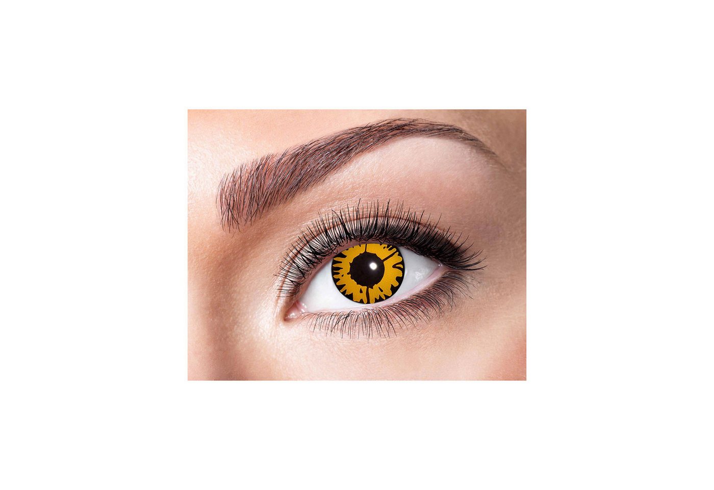 feiermeier Motivlinsen One Week Motiv Kontaktlinsen 'Twilight', Gelb (w4 von feiermeier