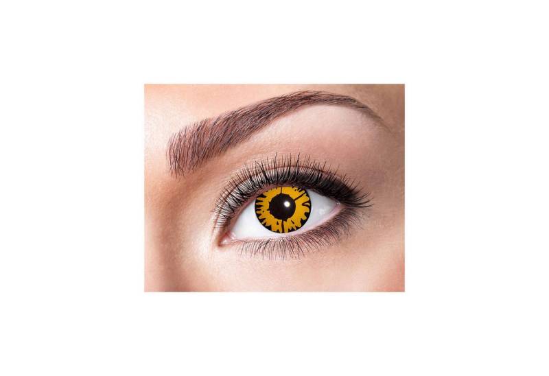 feiermeier Motivlinsen One Week Motiv Kontaktlinsen 'Twilight', Gelb (w4 von feiermeier