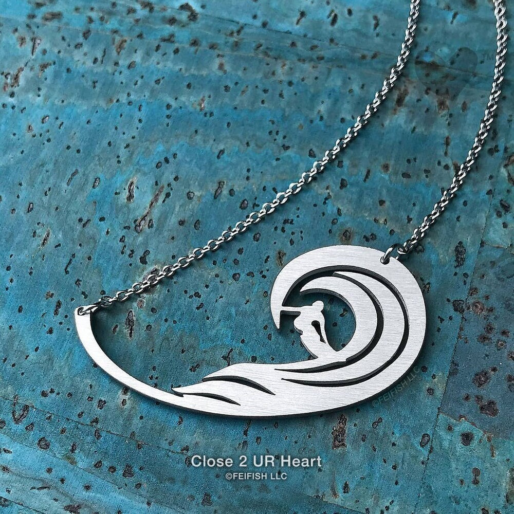 Surfer Edelstahlkette Von Cut 2 Ur Heart Surfer Edelstahlkette Von Cut 2 Ur Heart von feifish
