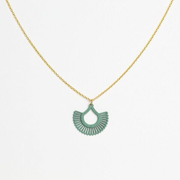 feinformart Kette mit Holzanhänger 'Boho' von feinformart