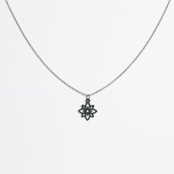 feinformart Kette mit Holzanhänger 'Flower Mini' von feinformart