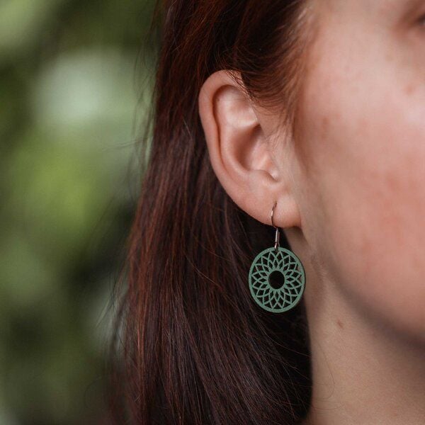 feinformart Ohrringe / Ohrhänger aus Holz - Spirit von feinformart