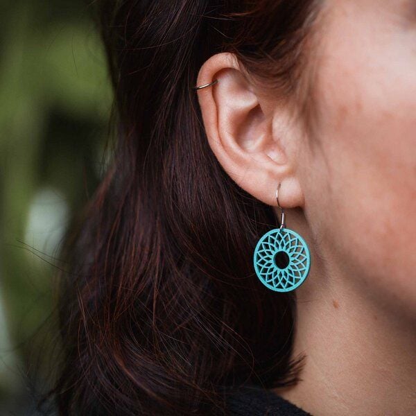 feinformart Ohrringe / Ohrhänger aus Holz - Spirit von feinformart