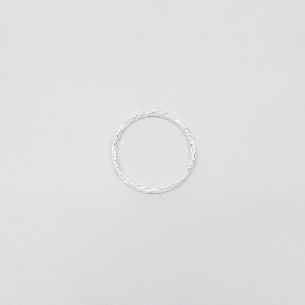 fejn jewelry Ring 'braided' geflochtener Ring aus Silber/vergoldet von fejn jewelry