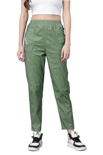 femiss Caprihose für Damen, elastisch, zum Überziehen, 3/4-Hose, weich, für Sommer, Dreiviertel-Shorts, Übergröße, khaki, 44 von femiss