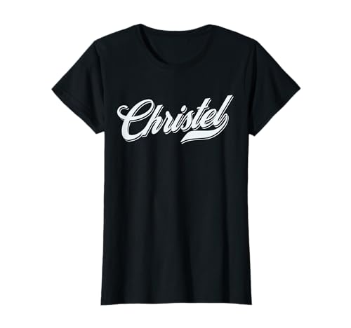 Lustige Geschenkidee für Damen und Mädchen T-Shirt von femme Idée cadeau drôle humour prénom Christel