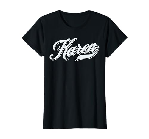 Lustige Geschenkidee für Damen und Mädchen T-Shirt Lustige Geschenkidee für Damen und Mädchen T-Shirt von femme Idée cadeau drôle humour prénom Karen