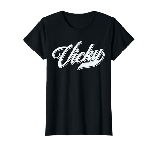 Frau Mädchen Geschenkidee lustig Humor Vorname für Vicky T-Shirt Frau Mädchen Geschenkidee lustig Humor Vorname für Vicky T-Shirt von femme Idée cadeau drôle humour prénom Vicky