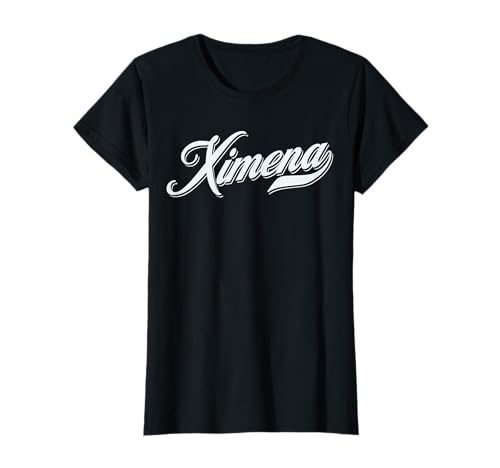 Frau Mädchen Geschenkidee lustig Humor Vorname für Ximena T-Shirt von femme Idée cadeau drôle humour prénom Ximena