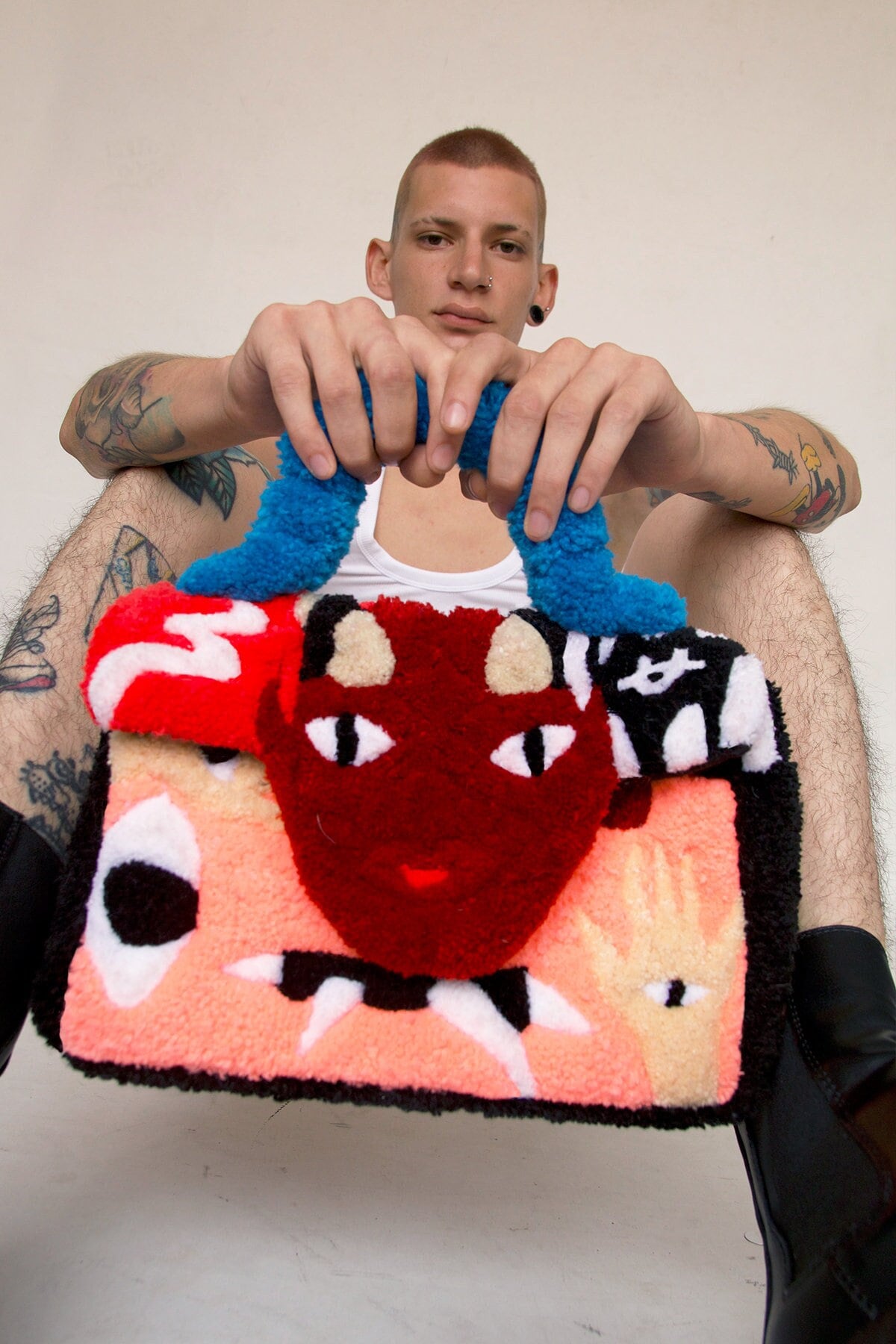 Kleine Büschelige Tasche - Pieza Unica von femmeunchainedandco