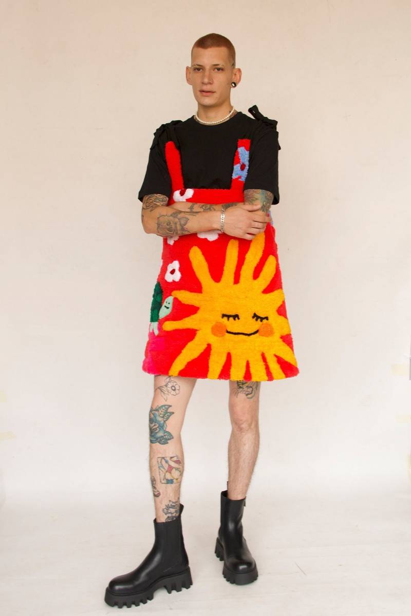 Tufted Mini Vestido Verstellbar von femmeunchainedandco