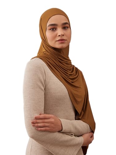 Instant Premium Jersey Hijab | Bequemer Hijab mit Vorgefertigten Sitz unter dem Kinn – Weich und Stretchig Instant Premium Jersey Hijab | Bequemer Hijab mit Vorgefertigten Sitz unter dem Kinn – Weich und Stretchig von femple