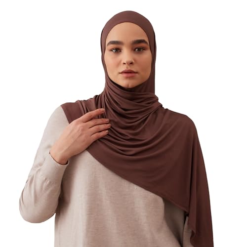 Instant Premium Jersey Hijab | Bequemer Hijab mit Vorgefertigten Sitz unter dem Kinn – Weich und Stretchig Instant Premium Jersey Hijab | Bequemer Hijab mit Vorgefertigten Sitz unter dem Kinn – Weich und Stretchig von femple