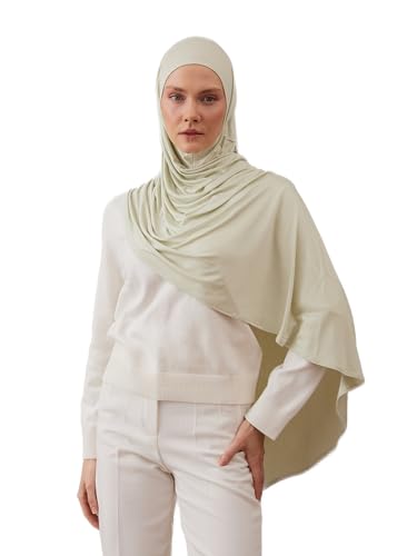 Instant Premium Jersey Hijab | Bequemer Hijab mit Vorgefertigten Sitz unter dem Kinn – Weich und Stretchig von femple