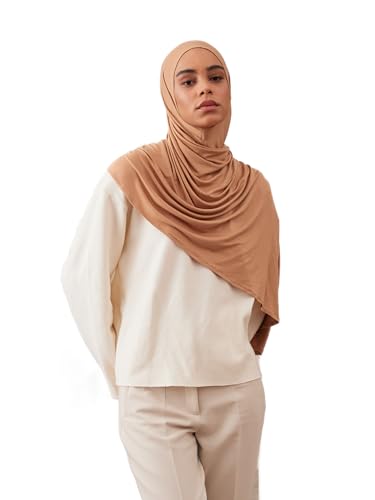 Instant Premium Jersey Hijab | Bequemer Hijab mit Vorgefertigten Sitz unter dem Kinn – Weich und Stretchig Instant Premium Jersey Hijab | Bequemer Hijab mit Vorgefertigten Sitz unter dem Kinn – Weich und Stretchig von femple