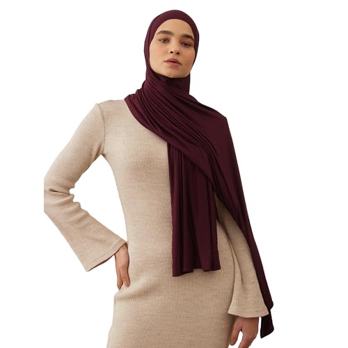 Jersey Light Hijab | Atmungsaktiver, Stretchiger Hijab für Damen – Für den ganzen Tag Jersey Light Hijab | Atmungsaktiver, Stretchiger Hijab für Damen – Für den ganzen Tag von femple