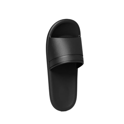 fengqingyunyan0304 Slides, Damen Sommer Hausschuhe – Leichte EVA Indoor/Outdoor Haussandalen,für Damen und Herren(Black,39 EU) von fengqingyunyan0304