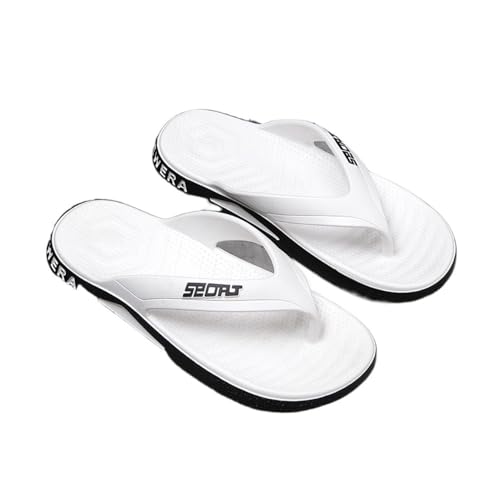 fengqingyunyan0304 Slides, Lässige Flip-Flops for Herren – leichte Strandsandalen,für Damen und Herren(Blackandwhite,40 EU) von fengqingyunyan0304