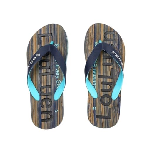 fengqingyunyan0304 Slides, Lässige Sommersandalen for Herren – leichte, atmungsaktive Strandpantoffeln for den Außenbereich,für Damen und Herren(Blue,43 EU) von fengqingyunyan0304