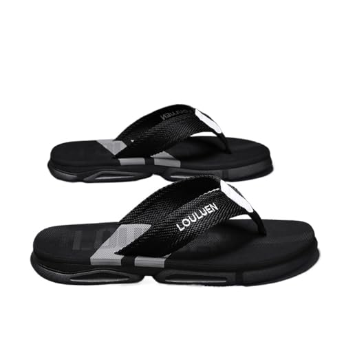 fengqingyunyan0304 Slides, Sommer-Flip-Flops for Herren – Bequeme Gummi-Hausschuhe for die Freizeit und den Außenbereich,für Damen und Herren(Blackgray,41 EU) von fengqingyunyan0304