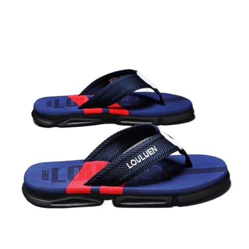 fengqingyunyan0304 Slides, Sommer-Flip-Flops for Herren – Bequeme Gummi-Hausschuhe for die Freizeit und den Außenbereich,für Damen und Herren(Darkblue,39 EU) von fengqingyunyan0304