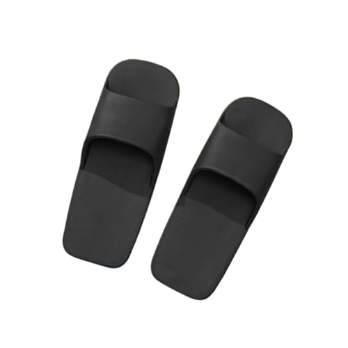 fengqingyunyan0304 Slides, Unisex Sommer Hausschuhe - Paar Indoor Sandalen, Kein Links/Rechts,für Damen und Herren(Black,41 EU) von fengqingyunyan0304