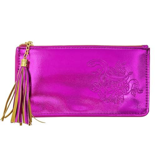 fengshuisale 2025 Silber Quaste Geldbörse, Violett, 19.7*10.7cm von fengshuisale