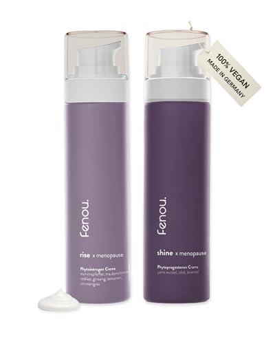 Fenou Rise & Shine Menopause Creme Bundle - Vegane Phyto-Creme mit Möchspfeffer & Yamswurzel - Unterstützung für Frauen in den Wechseljahren - 2 x 50 ml Fenou Rise & Shine Menopause Creme Bundle - Vegane Phyto-Creme mit Möchspfeffer & Yamswurzel - Unterstützung für Frauen in den Wechseljahren - 2 x 50 ml von fenou