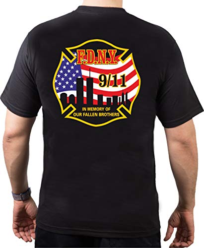 T-Shirt IN Memory of Our Fallen Brothers 9/11" vierfarbig von feuer1