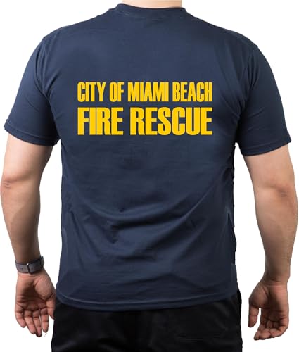 T-Shirt Miami Beach Fire Rescue von FEUER1