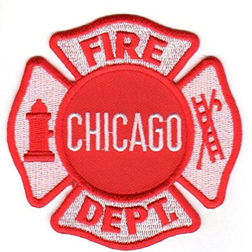 Chicago Fire Dept. Abzeichen, 8,7 x 8,7 cm von FEUER1