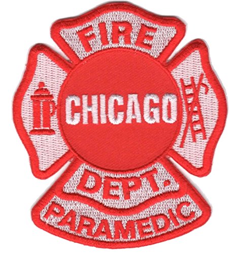 Chicago Fire Dept. Paramedic patch (Ärmelabzeichen, 8 x 9,5 cm) von FEUER1