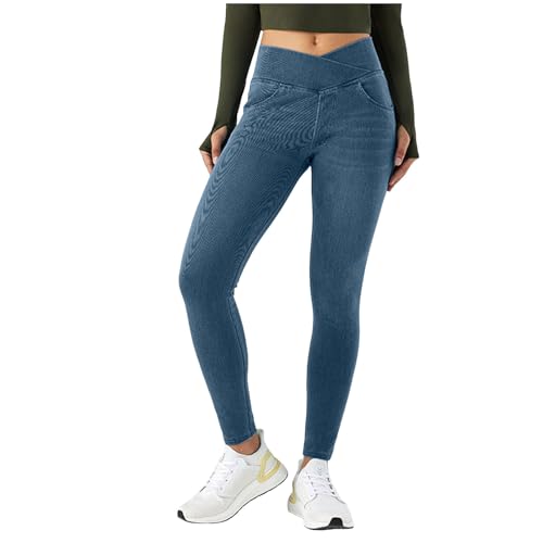 ffkoisE Jeans Leggings Damen Stretch Jeggings Bequem Jeans Leggings mit Taschen Skinny Jeanshosen Casual Sexy Denim Jeggings Yogahose Streetwear Fitnesshose Yogahose Frühling Herbst ffkoisE Jeans Leggings Damen Stretch Jeggings Bequem Jeans Leggings mit Taschen Skinny Jeanshosen Casual Sexy Denim Jeggings Yogahose Streetwear Fitnesshose Yogahose Frühling Herbst von ffkoisE
