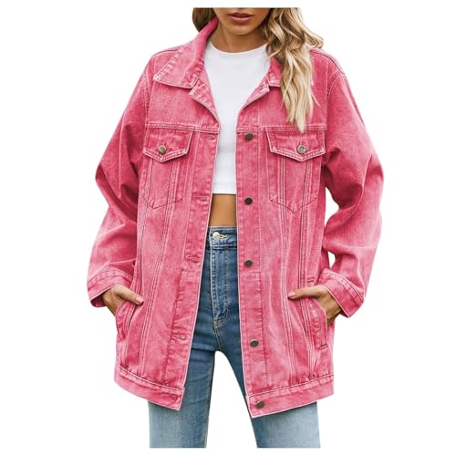 ffkoisE Jeansjacke Damen Oversize Jeansjacken Kurze Jacke Denim Jean Mantel Outwear Frühlingsjacke Mit Knöpfen Sommerjacke Distressed Authentics Jean-Jacket Oversized Leichte Übergangsjacke ffkoisE Jeansjacke Damen Oversize Jeansjacken Kurze Jacke Denim Jean Mantel Outwear Frühlingsjacke Mit Knöpfen Sommerjacke Distressed Authentics Jean-Jacket Oversized Leichte Übergangsjacke von ffkoisE