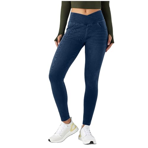 ffkoisE KJameas beliebte Marken Leggings Damen Skinny Jeans High Waist Jeanshose Jogginghose Deinm Elastisch Stretch Hose mit 4 Taschen Pants Fitnesshose Yogahose Streetwear ffkoisE KJameas beliebte Marken Leggings Damen Skinny Jeans High Waist Jeanshose Jogginghose Deinm Elastisch Stretch Hose mit 4 Taschen Pants Fitnesshose Yogahose Streetwear von ffkoisE
