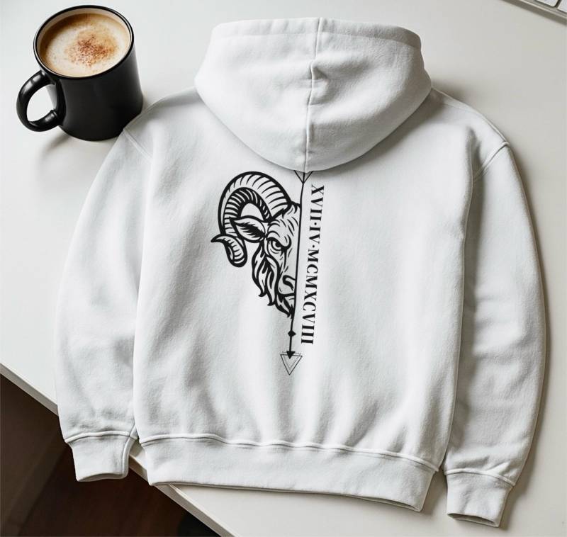 Personalisierbarer Sternzeichen Hoodie Mit Datum Pullover Für Männer & Frauen Astrologie Widder, Stier, Löwe, Waage Uvm. Geschenk Personalisierbarer Sternzeichen Hoodie Mit Datum Pullover Für Männer & Frauen Astrologie Widder, Stier, Löwe, Waage Uvm. Geschenk von fhcolorwave