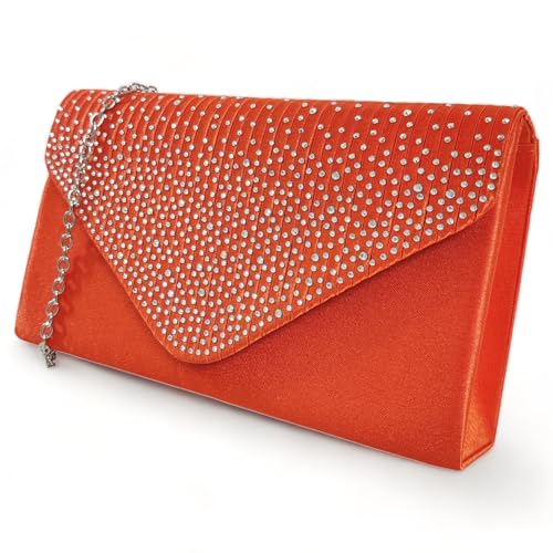 fi9® , Damen Clutch mehrfarbig Orange von fi9