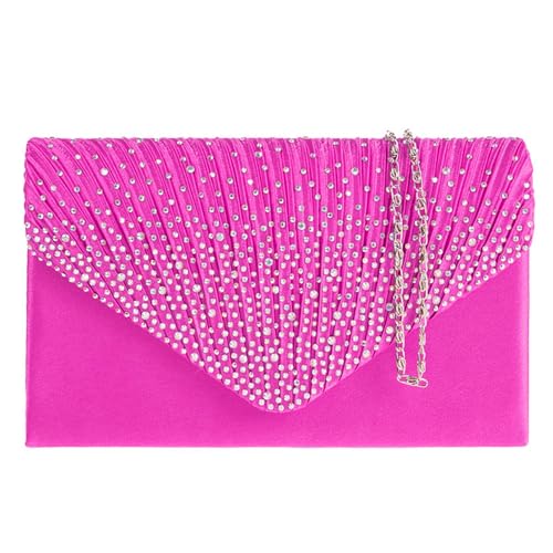 fi9® , Damen Clutch mehrfarbig fuchsia pink von fi9