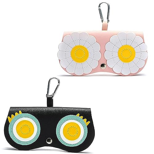 2 Stück Brillenetui Zum Anhängen Sonnenbrillen Aufbewahrung Tragbar, Brillenetui Damen Brillentasche, Brillenbox Sonnenbrillen Etui Für Männer Und Damen, Brillenetui Zum Anhängen Für Handtasche von fidget pack