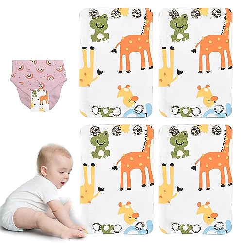 4 Stück Baby Kleidungs Extender, Baumwolle Bodyverlängerung Baby Doppellagig Utility Patch, Body Verlängerung Druckknopf Für Jungen Und Mädchen Kleinkinder Zubehör Für Strampler Baby Kleidung von fidget pack