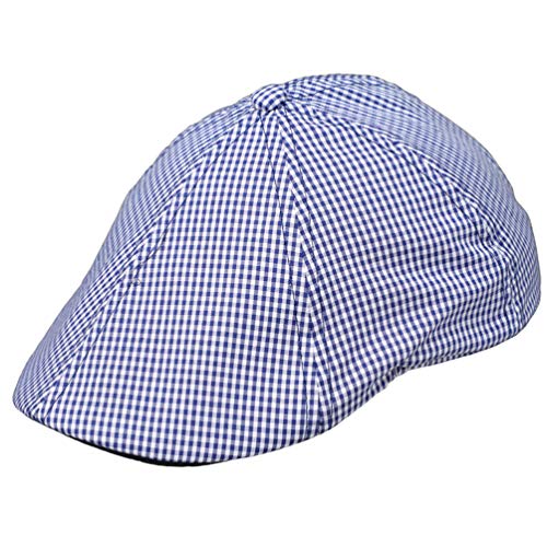 fiebig Jungen Kinder Baby Flatcap Cap Schiebermütze Mütze Kappe 85362 (Blau, 53 cm) von fiebig